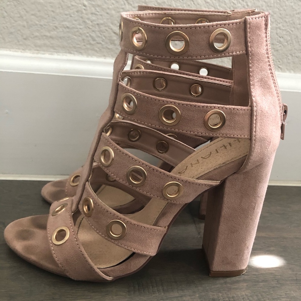 💥LAST CHANCE💥 Liliana pink/nude rose gold heels